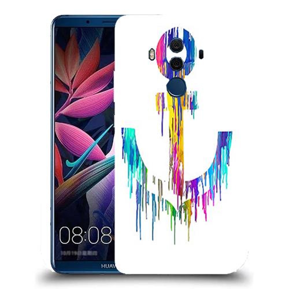 כיסוי מעוצב - עוגנים בצבע בוכה לדגם : Huawei Mate 10 Pro מותג : סקרין מובייל