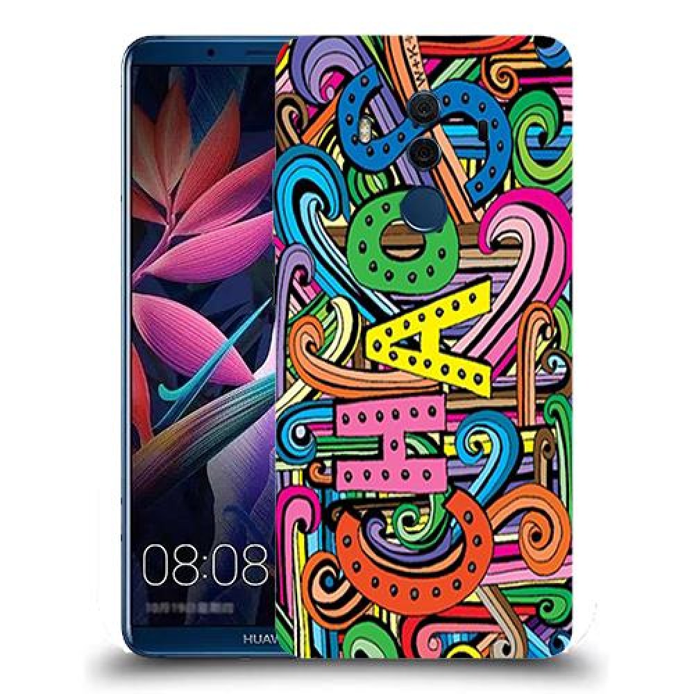 כיסוי מעוצב - כאוס צבעוני לדגם : Huawei Mate 10 Pro מותג : סקרין מובייל