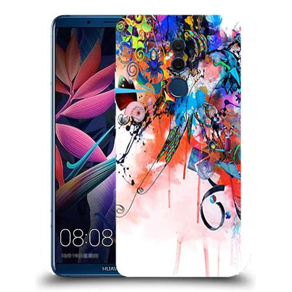 כיסוי מעוצב - זר צבעוני לדגם : Huawei Mate 10 Pro מותג : סקרין מובייל