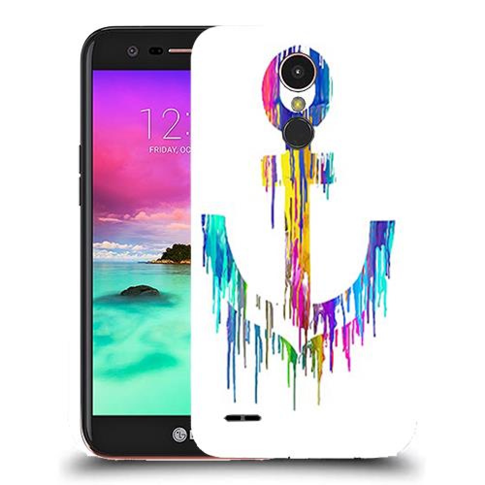 כיסוי מעוצב - עוגנים בצבע בוכה לדגם : LG K10 (2017) מותג : סקרין מובייל