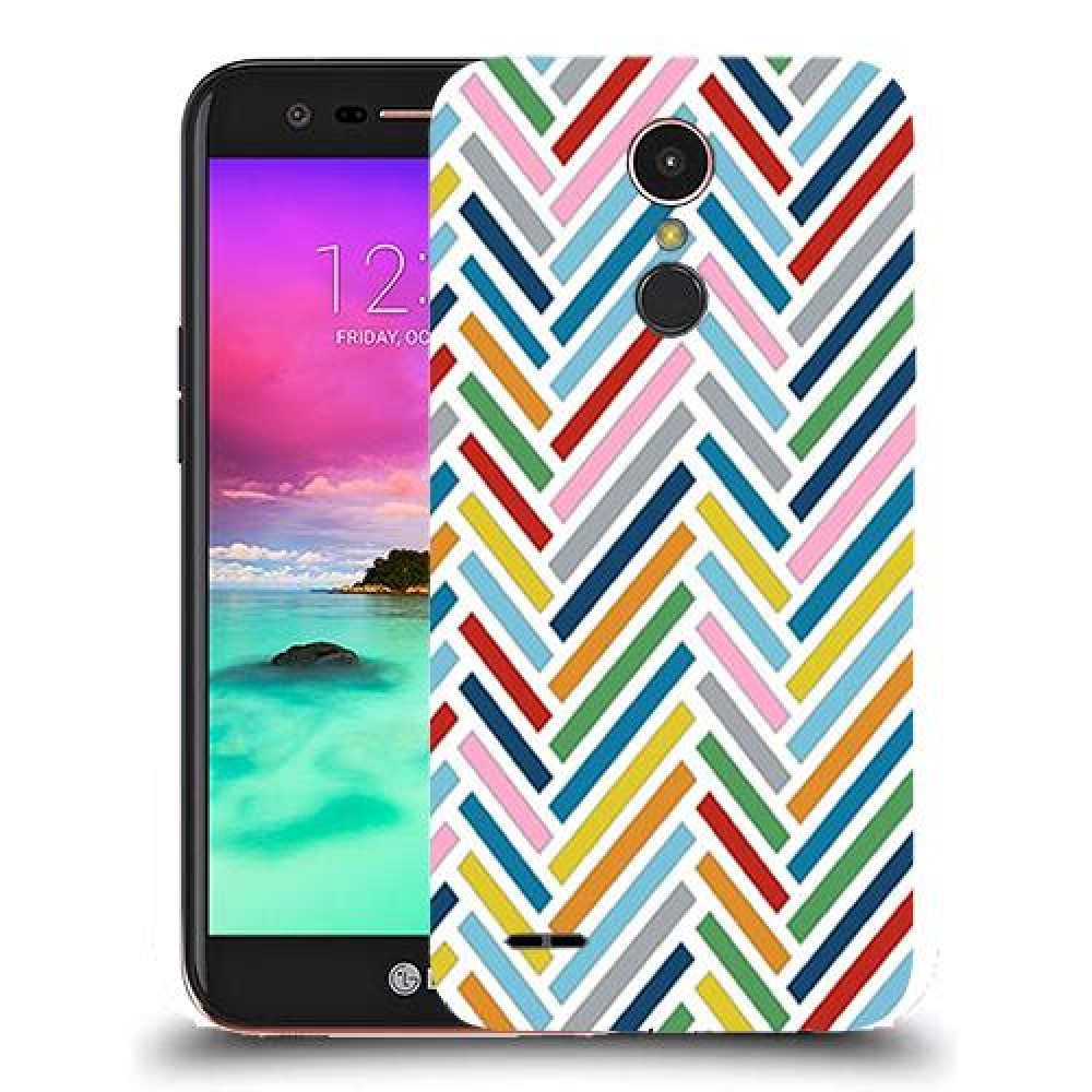 כיסוי מעוצב - צבע זיג-זגס לדגם : LG K10 (2017) מותג : סקרין מובייל
