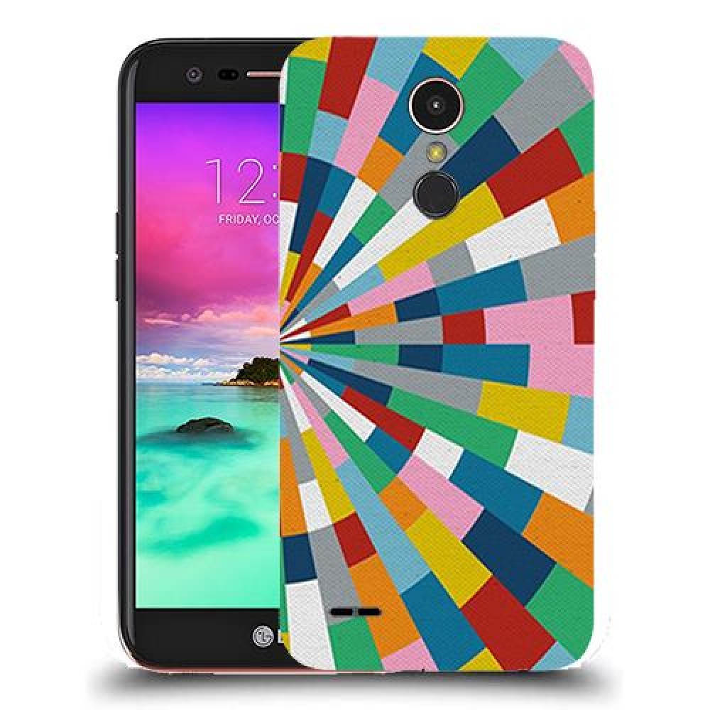 כיסוי מעוצב - קלידוסקופ צבעוני לדגם : LG K10 (2017) מותג : סקרין מובייל