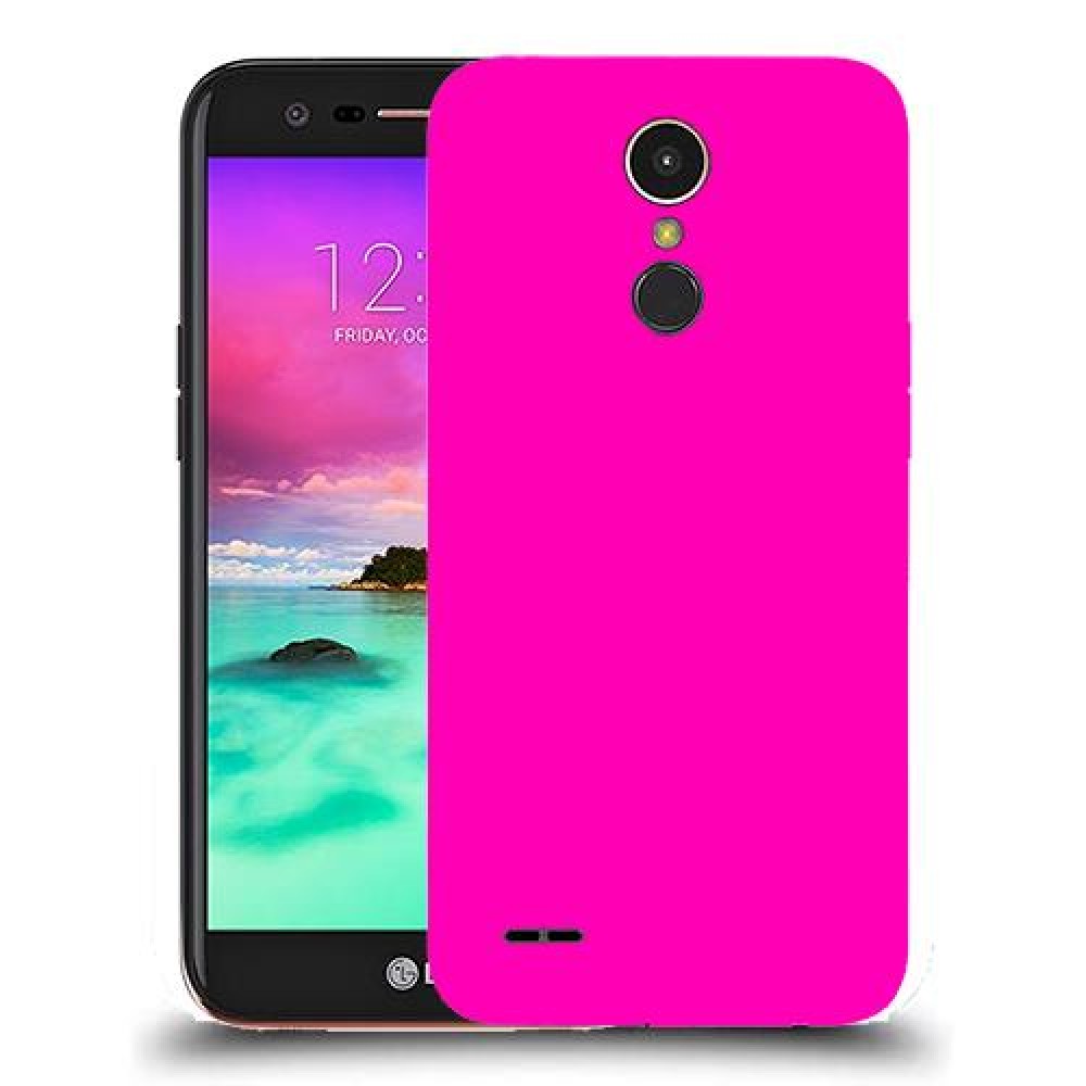 כיסוי בצבע -וָרוֹד לדגם : LG K10 (2017) מותג : סקרין מובייל