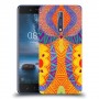כיסוי מעוצב - כתום מופשט לדגם : Nokia 8 מותג : סקרין מובייל