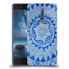 כיסוי מעוצב - מנדלה כחולה לדגם : Nokia 8 מותג : סקרין מובייל