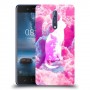כיסוי מעוצב - חתול בעננים ורודים לדגם : Nokia 8 מותג : סקרין מובייל