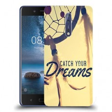 כיסוי מעוצב - לתפוס את החלומות שלך לדגם : Nokia 8 מותג : סקרין מובייל