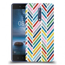 כיסוי מעוצב - צבע זיג-זגס לדגם : Nokia 8 מותג : סקרין מובייל