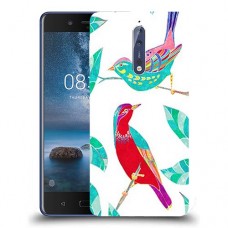 כיסוי מעוצב - ציפורים צבעוניות לדגם : Nokia 8 מותג : סקרין מובייל
