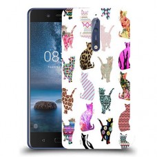 כיסוי מעוצב - חתולים צבעוניים לדגם : Nokia 8 מותג : סקרין מובייל