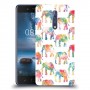כיסוי מעוצב - אלפנטים צבעוניים לדגם : Nokia 8 מותג : סקרין מובייל