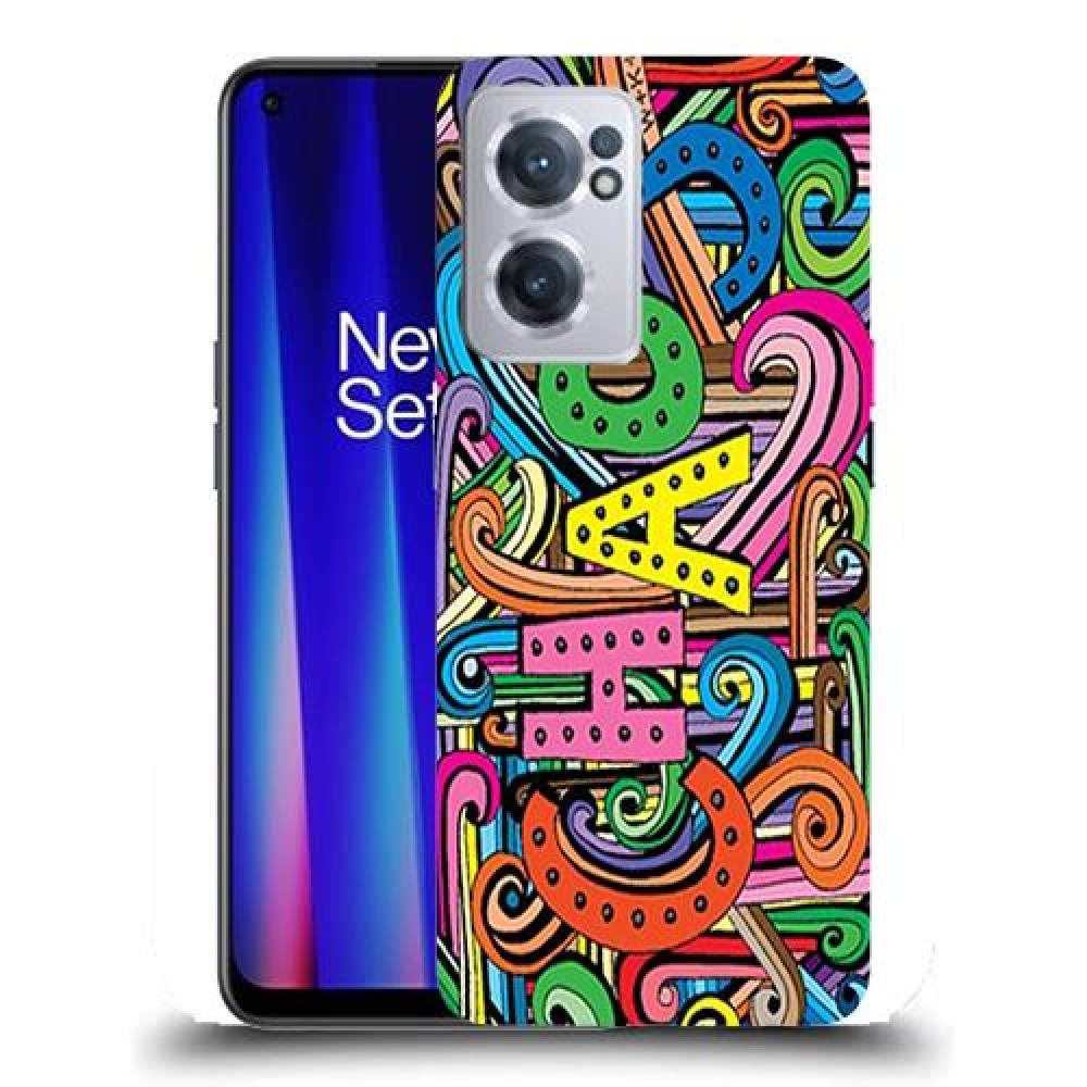 כיסוי מעוצב - כאוס צבעוני לדגם : OnePlus Nord CE 2 5G מותג : סקרין מובייל