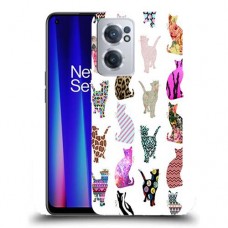 כיסוי מעוצב - חתולים צבעוניים לדגם : OnePlus Nord CE 2 5G מותג : סקרין מובייל