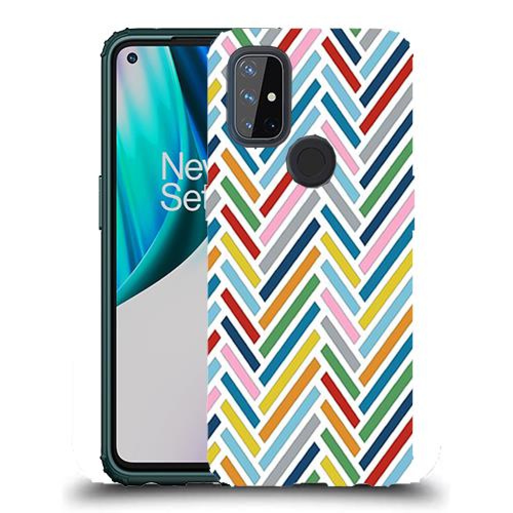 כיסוי מעוצב - צבע זיג-זגס לדגם : OnePlus Nord N10 5G מותג : סקרין מובייל