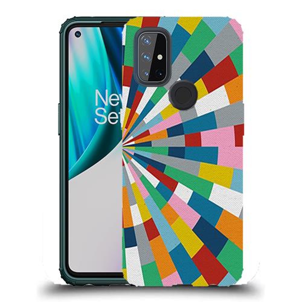 כיסוי מעוצב - קלידוסקופ צבעוני לדגם : OnePlus Nord N10 5G מותג : סקרין מובייל