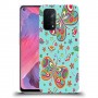 כיסוי מעוצב - פרפרים על כחול לדגם : Oppo A74 5G מותג : סקרין מובייל