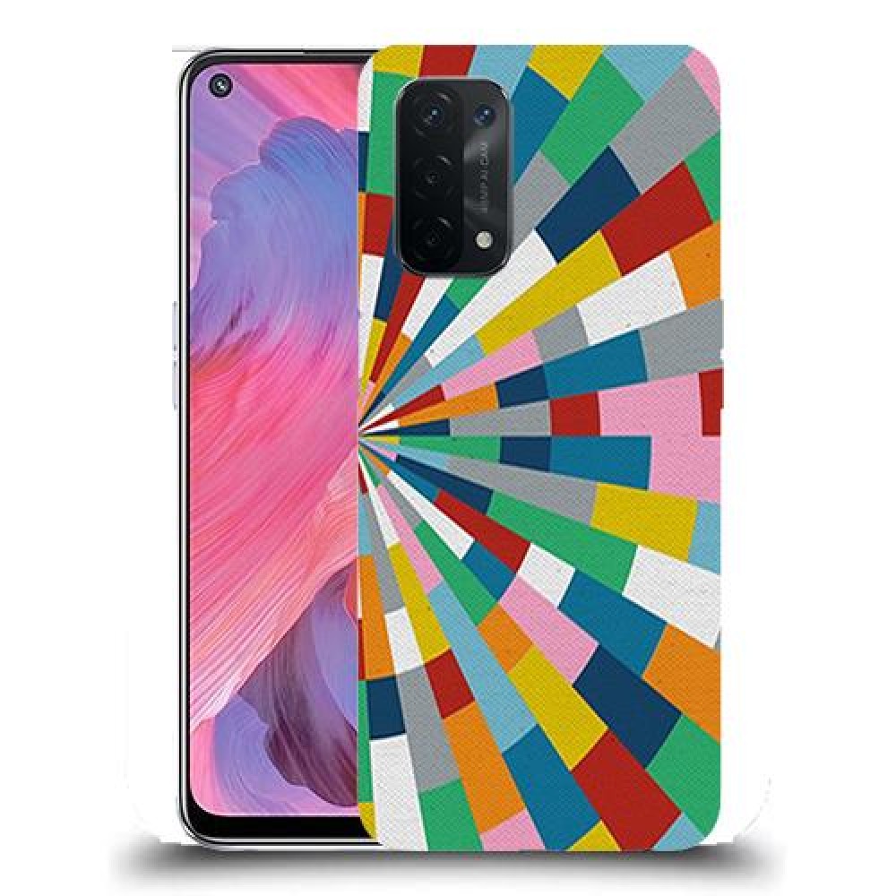 כיסוי מעוצב - קלידוסקופ צבעוני לדגם : Oppo A74 5G מותג : סקרין מובייל