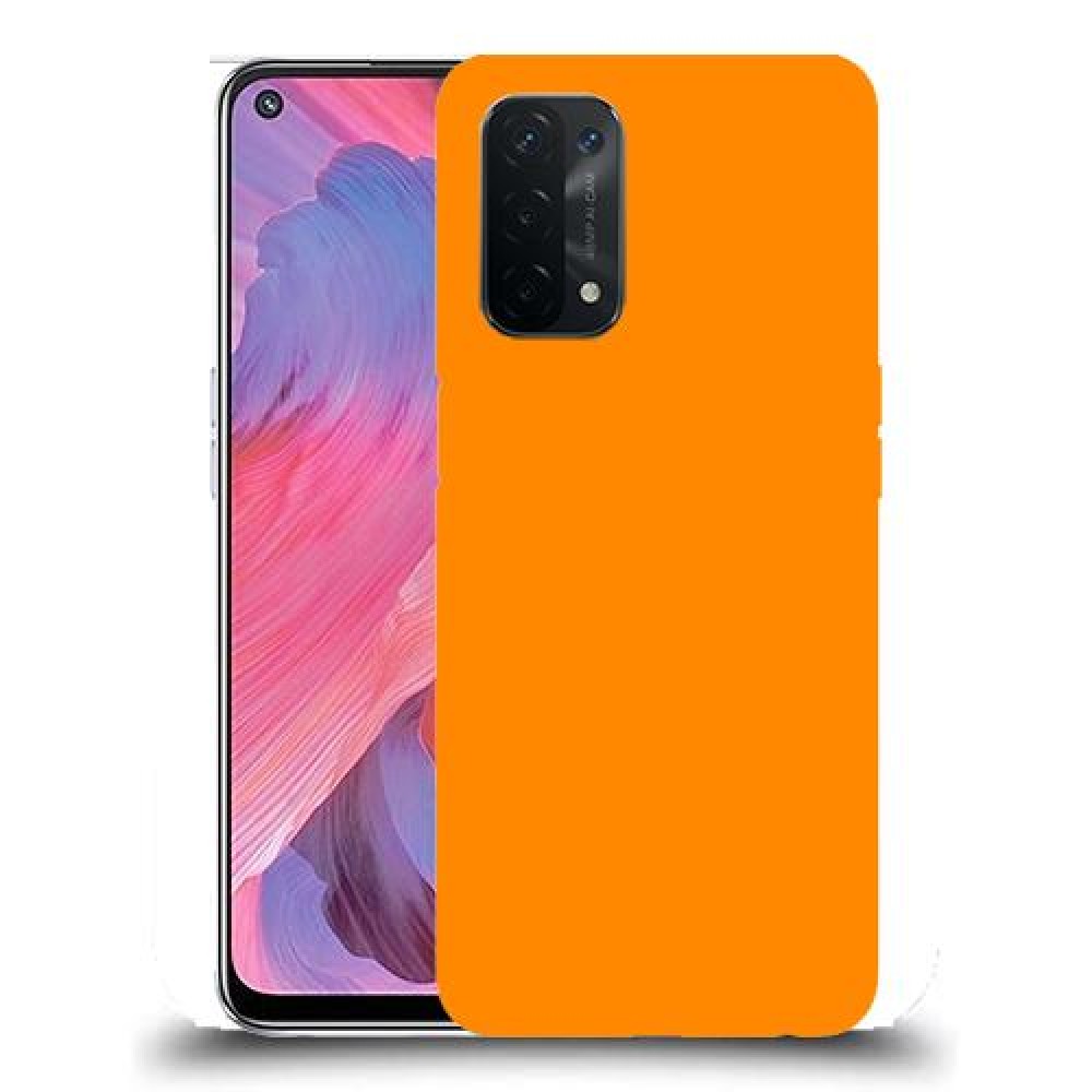 כיסוי בצבע -תפוז לדגם : Oppo A74 5G מותג : סקרין מובייל