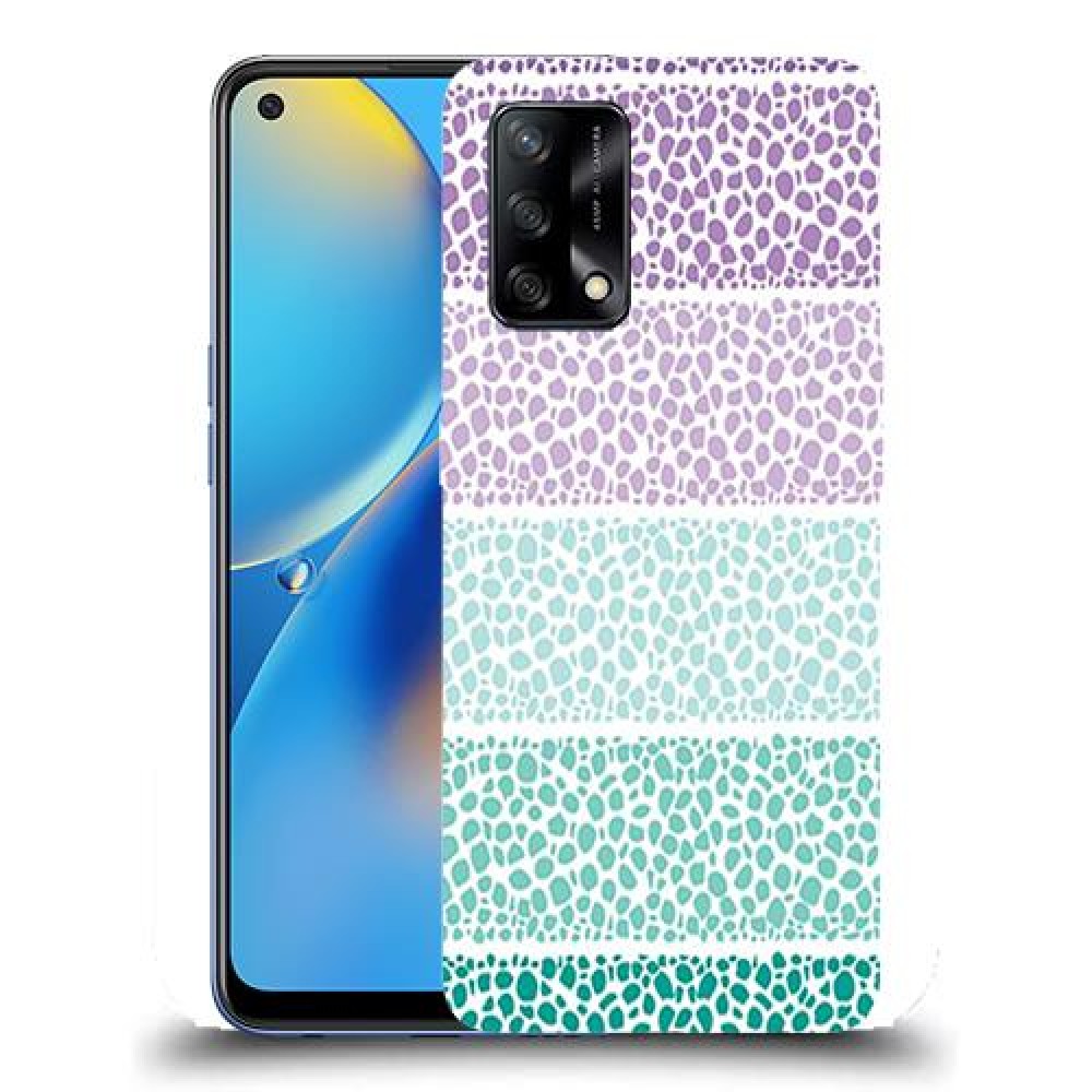 כיסוי מעוצב - נקודות צבעוניות לדגם : Oppo A74 מותג : סקרין מובייל
