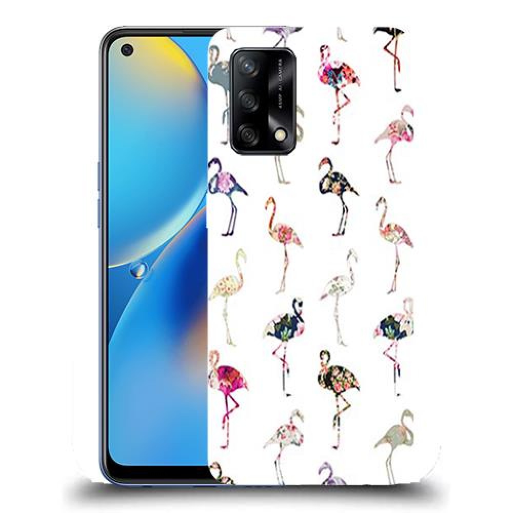 כיסוי מעוצב - פלמינגו צבעוניים לדגם : Oppo A74 מותג : סקרין מובייל