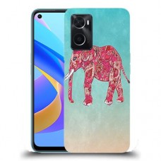 כיסוי מעוצב - בורדו אלפנט לדגם : Oppo A76 מותג : סקרין מובייל