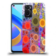 כיסוי מעוצב - הפשטת מעגל לדגם : Oppo A76 מותג : סקרין מובייל