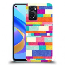 כיסוי מעוצב - לבנים צבעוניות לדגם : Oppo A76 מותג : סקרין מובייל