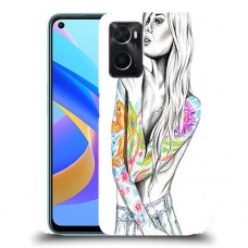 כיסוי מעוצב - צבע טאטו לדגם : Oppo A76 מותג : סקרין מובייל