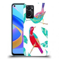 כיסוי מעוצב - ציפורים צבעוניות לדגם : Oppo A76 מותג : סקרין מובייל