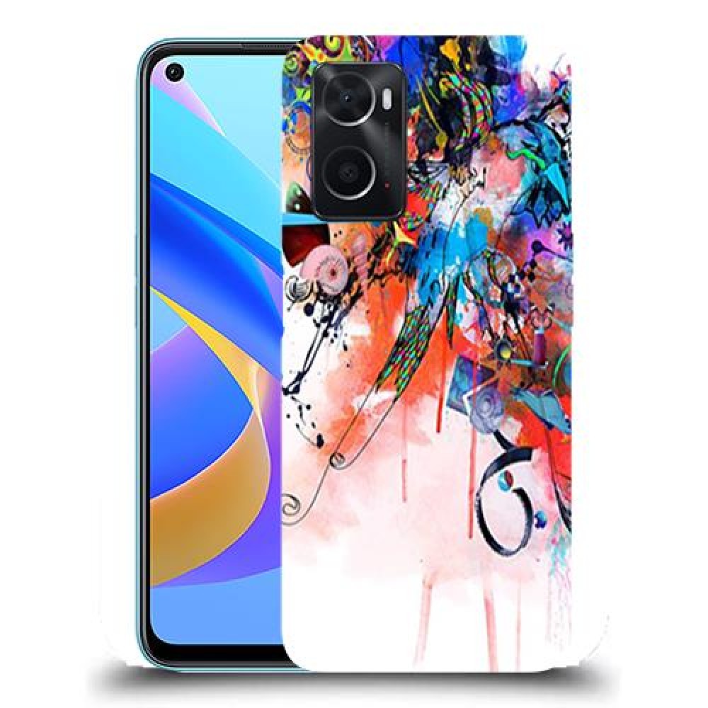 כיסוי מעוצב - זר צבעוני לדגם : Oppo A76 מותג : סקרין מובייל