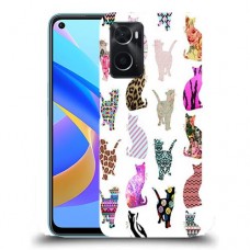 כיסוי מעוצב - חתולים צבעוניים לדגם : Oppo A76 מותג : סקרין מובייל