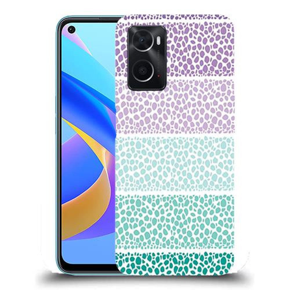 כיסוי מעוצב - נקודות צבעוניות לדגם : Oppo A76 מותג : סקרין מובייל
