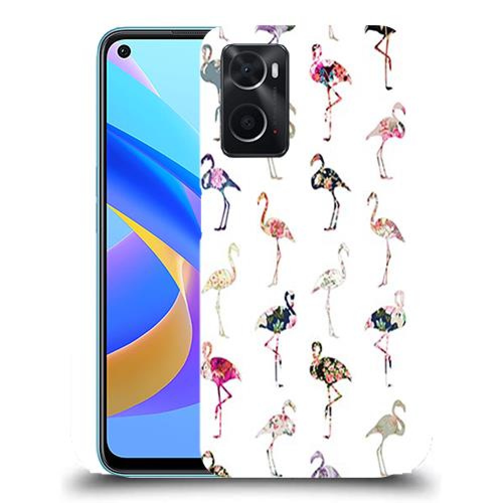 כיסוי מעוצב - פלמינגו צבעוניים לדגם : Oppo A76 מותג : סקרין מובייל