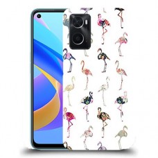 כיסוי מעוצב - פלמינגו צבעוניים לדגם : Oppo A76 מותג : סקרין מובייל
