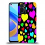 כיסוי מעוצב - לבבות צבעוניים לדגם : Oppo A76 מותג : סקרין מובייל