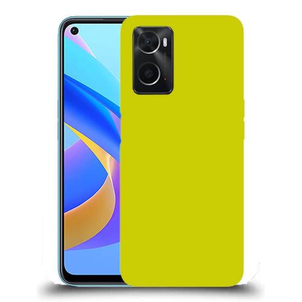 כיסוי בצבע -צהוב לדגם : Oppo A76 מותג : סקרין מובייל