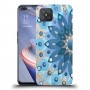 כיסוי מעוצב - פרח כחול לדגם : Oppo A92s מותג : סקרין מובייל