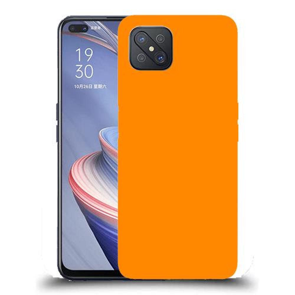כיסוי בצבע -תפוז לדגם : Oppo A92s מותג : סקרין מובייל