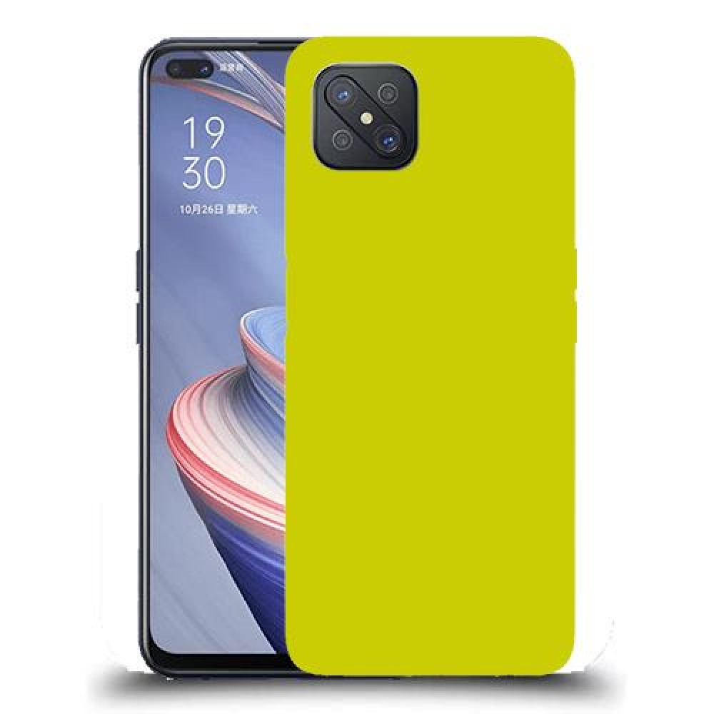 כיסוי בצבע -צהוב לדגם : Oppo A92s מותג : סקרין מובייל