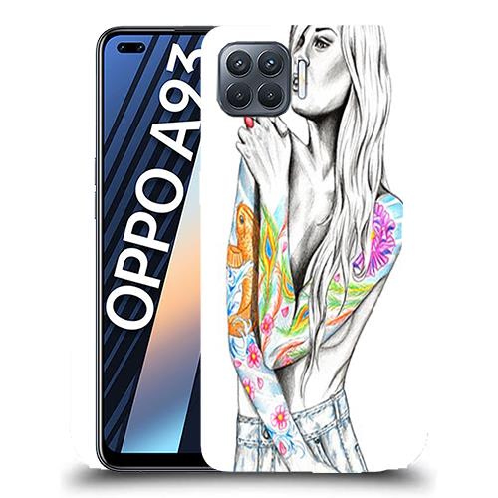 כיסוי מעוצב - צבע טאטו לדגם : Oppo A93 מותג : סקרין מובייל