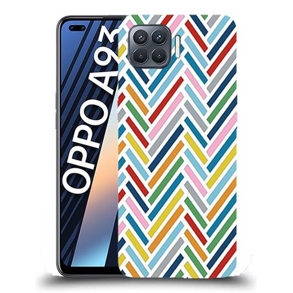 כיסוי מעוצב - צבע זיג-זגס לדגם : Oppo A93 מותג : סקרין מובייל
