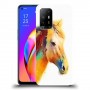 כיסוי מעוצב - סוס אקוורל לדגם : Oppo A94 5G מותג : סקרין מובייל