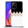 כיסוי מעוצב - לבן שחור לדגם : Oppo A94 5G מותג : סקרין מובייל