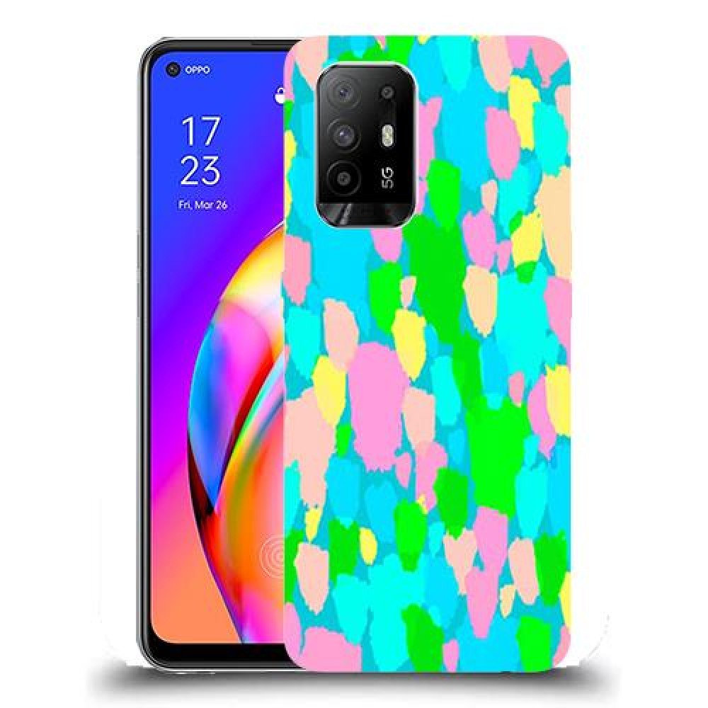 כיסוי מעוצב - צבעים אקרילים לדגם : Oppo F19 Pro+ 5G מותג : סקרין מובייל