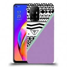 כיסוי מעוצב - גיאומטריה בשחור-לבן לדגם : Oppo F19 Pro+ 5G מותג : סקרין מובייל