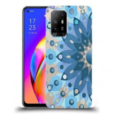 כיסוי מעוצב - פרח כחול לדגם : Oppo F19 Pro+ 5G מותג : סקרין מובייל