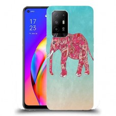 כיסוי מעוצב - בורדו אלפנט לדגם : Oppo F19 Pro+ 5G מותג : סקרין מובייל