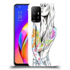 כיסוי מעוצב - צבע טאטו לדגם : Oppo F19 Pro+ 5G מותג : סקרין מובייל