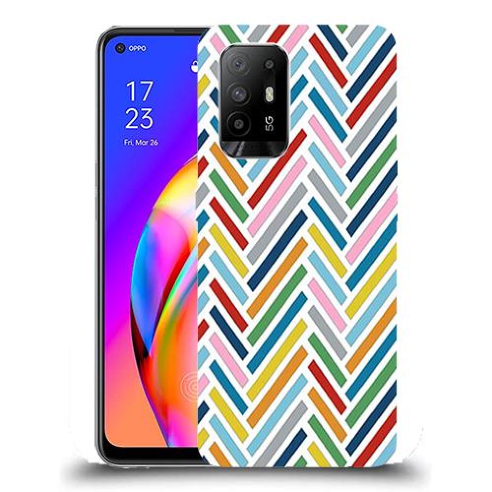 כיסוי מעוצב - צבע זיג-זגס לדגם : Oppo F19 Pro+ 5G מותג : סקרין מובייל