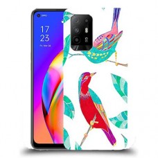 כיסוי מעוצב - ציפורים צבעוניות לדגם : Oppo F19 Pro+ 5G מותג : סקרין מובייל